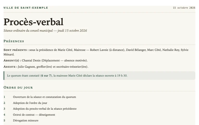 Modèle Éditorial premium